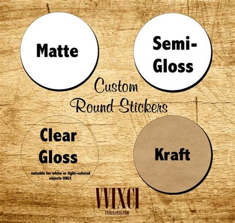 Custom Round Stickers Custom Labels Round Labels Custom - Etsy | Custom ...