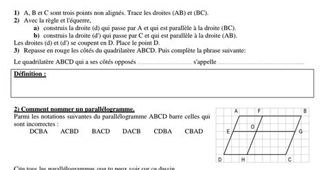 H Cours Parallelogramme Pdf Google Drive