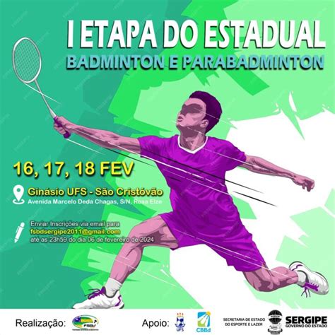 Lista final da I Etapa de Badminton e Parabadminton é divulgada