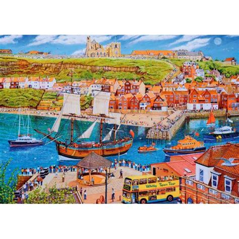 Comprar Puzzle Gibsons Velero Endeavour En Whitby De Piezas