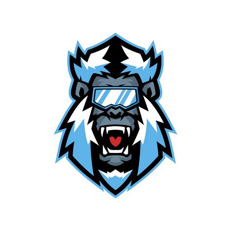 Yeti Cool Mascot Logo 12874309 Vector Art at Vecteezy