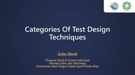 Categories of test design techniques | PPT