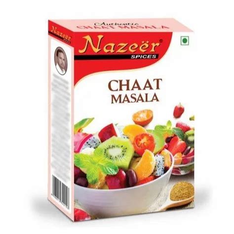 Nazeer Chaat Masala Packaging Size 50 G Packaging Type Box At Best