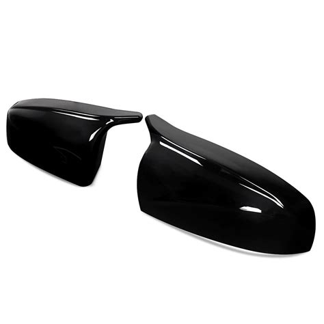 Gloss Black M Style Side Mirror Cover Cap Pair For BMW X5 E70 X6 E71