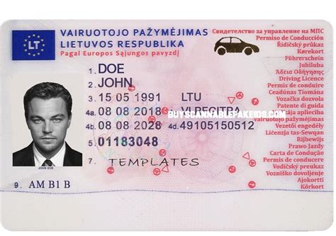 Lithuania Fake Driver License Scannable Buy Scannable Fake Id Best