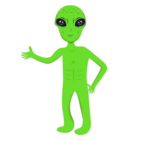 Premium Vector Cartoon Alien Face