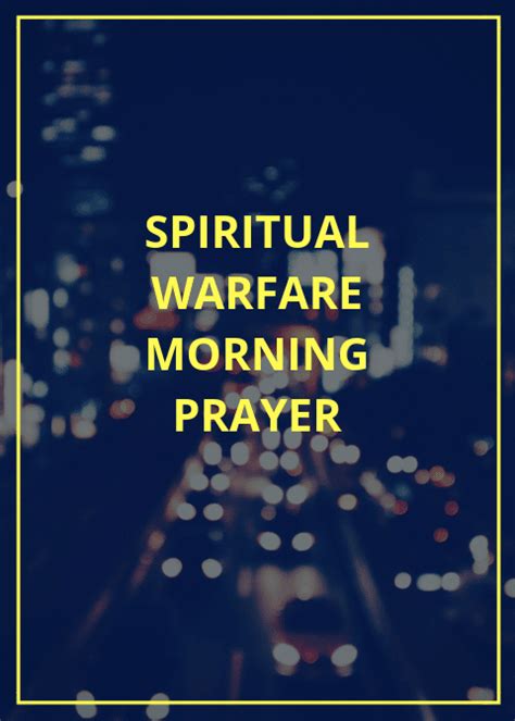 30 Early Morning Prayer Points For Spiritual Warfare. | PRAYER POINTS