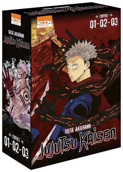 Jujutsu Kaisen Coffret Tomes 1 à 3 Gege Akutami Ki Oon Poche