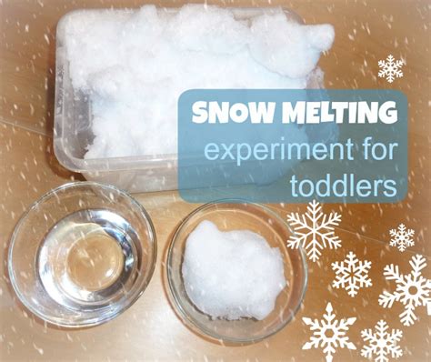 Snow Experiment - Snow Science Experiments For Kids