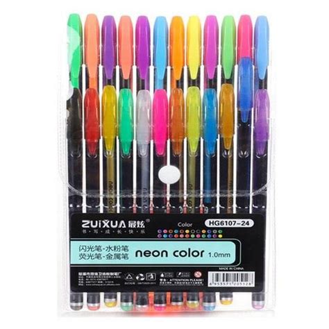 Stylo Colors Set Ensemble De Stylos Gel Color S Pi Ces