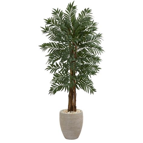 Nearly Natural 4 Ft Parlor Palm Tree 5405 The Home Depot