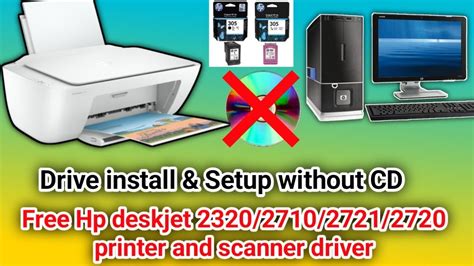 How To Hp Deskjet Setup Hp Deskjet 2320 2710 2720 Printer And Scanner