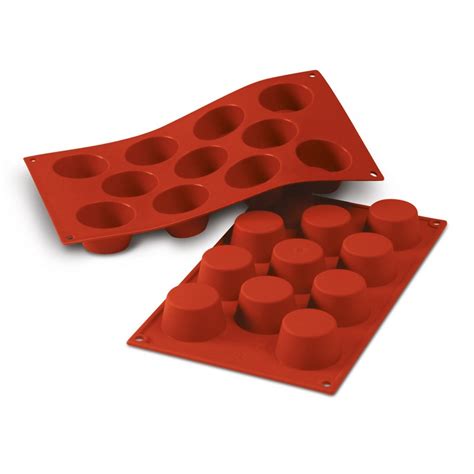 Moule Silicone 11 Mini Muffins Silikomart Colichef Fr