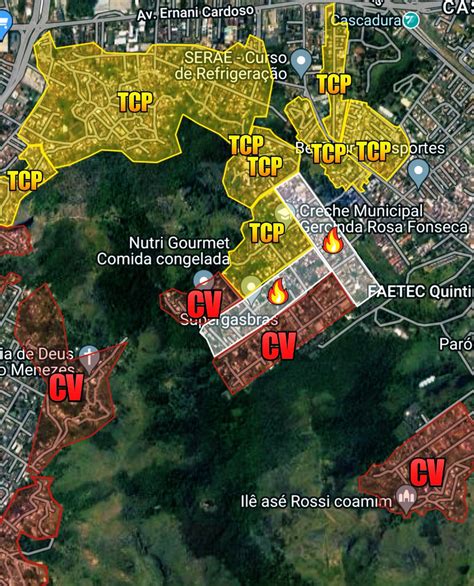 DIRETO DO MIOLO on Twitter VEJA Essa é a atual divisão do Morro do