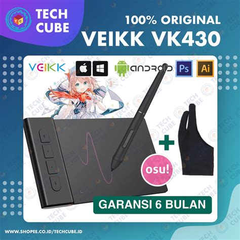 Jual Veikk Vk Digital Graphic Drawing Pen Tablet Osu Altr S Vk