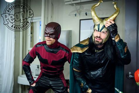 Tom Hiddleston Charlie Cox Dress Up As Each Other For Halloween