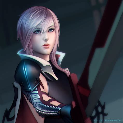 Lightning Final Fantasy Xiii By Moonarc On Deviantart