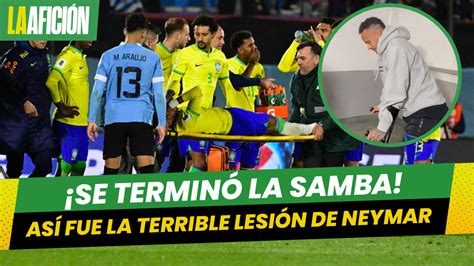 Neymar sufre aparatosa lesión frente Uruguay Grupo Milenio