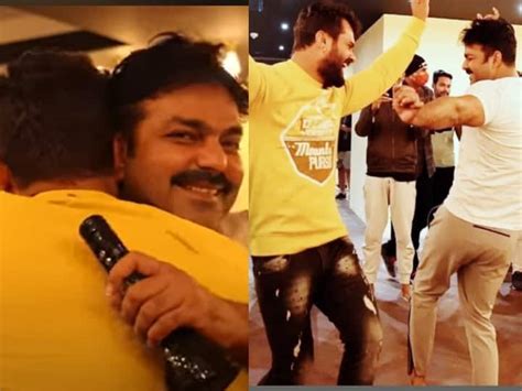 Pawan Singh And Khesari Lal Yadav Throwback Dance Video From Nishant