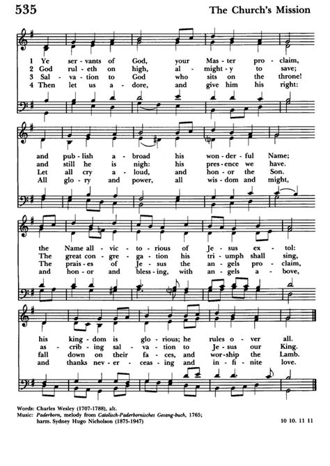 The Hymnal According To The Use Of The Episcopal Church Page