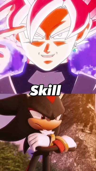 Goku Black Vs Shadow Youtube