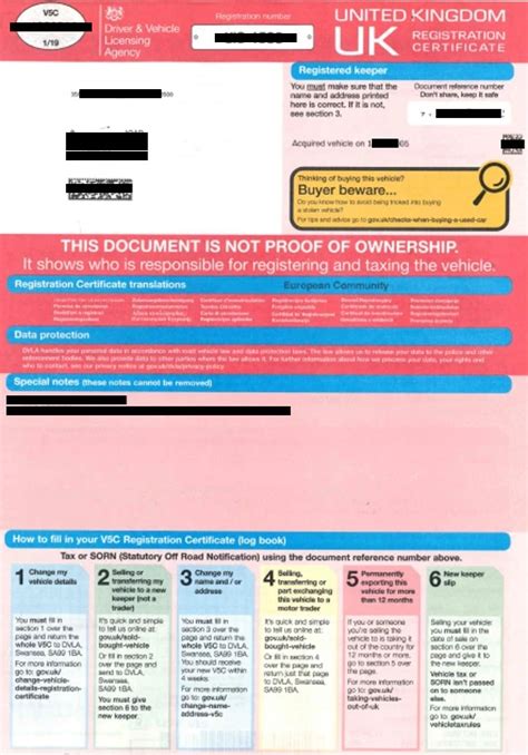 Guide To Complete Driving Licence And Dvla Logbook Change Of Address V5c