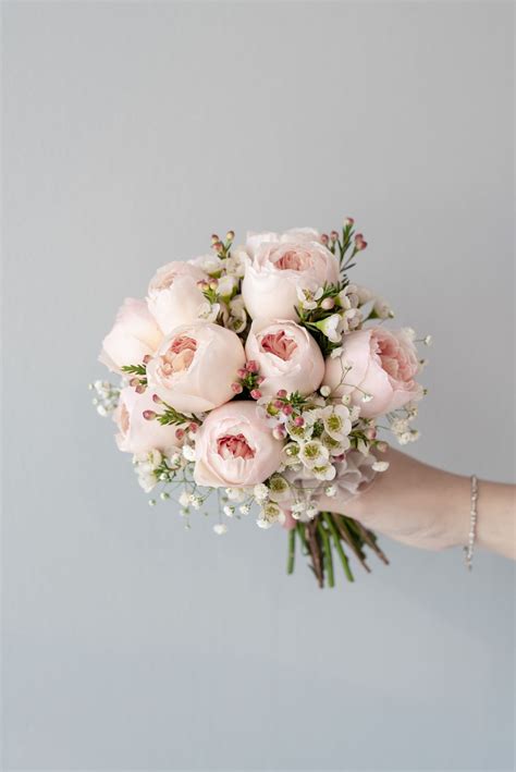 Bride Bouquet Pink Hand Bouquet Wedding Prom Bouquet Brides Flowers