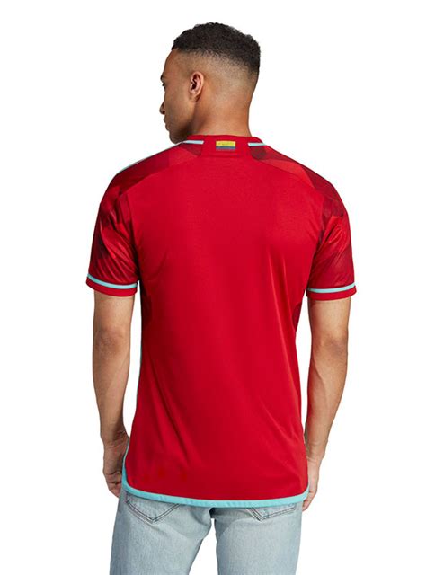 Ripley Camiseta F Tbol Hombre Adidas Hb Colombia Alterna Rojo