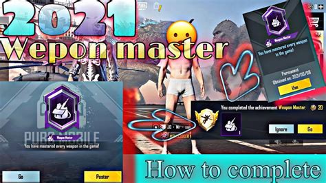 How To Get Weapon Master Title Easily In Pubg Mobile Weapon