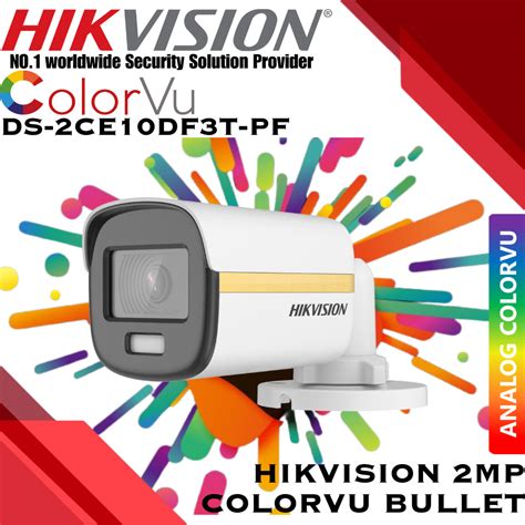 Hikvision Mp Colorvu Fixed Mini Bullet Camera Ds Ce Df T Pf