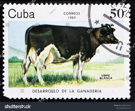 Republic Cuba Circa 1984 Postage Stamp Stock Photo 2058115541