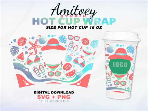 Summer Beach SVG Full Wrap Hot Summer Beach Bikini Sexy Sun Etsy