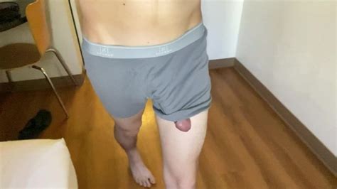 Teasing Myself In A Motel Bulge Boxer Briefs Hd 60fps