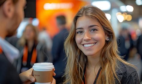 Premium Photo A Woman Holding A Coffee Cup With The Word Quot Coffee