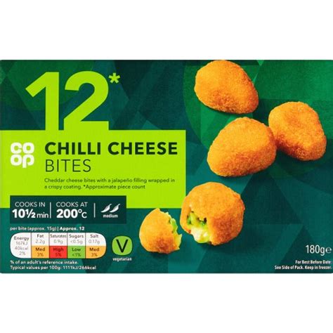 Co Op 12 Chilli Cheese Bites 180g Compare Prices And Where To Buy