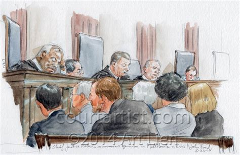 Final Week For Supreme Court? - Art Lien, Courtartist