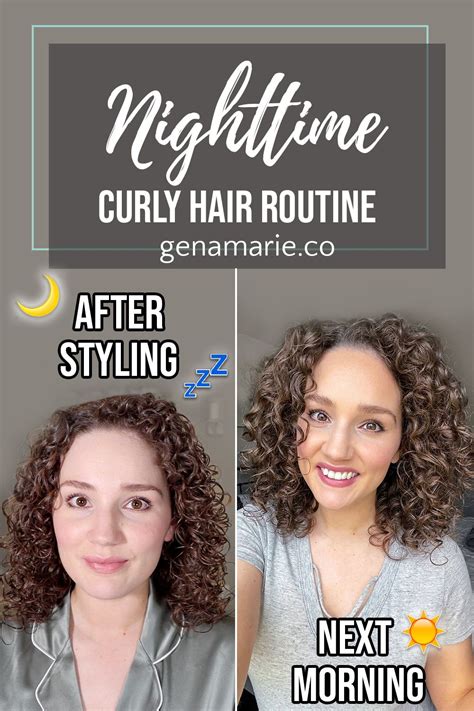 Nighttime Curly Hair Routine How To Preserve Curls Overnight Touchup