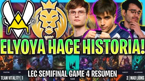 Elyoya Hace Historia Con Mad Lions Vit Vs Mad Game Resumen Lec