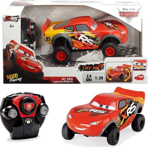 DISNEY PIXAR CARS 1 24 Lightning McQueen XRS RC Remote Control Car Race