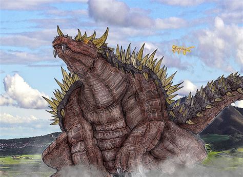 Lost Kaiju: Anguirus (Heisei Era) by AVGK04 on DeviantArt