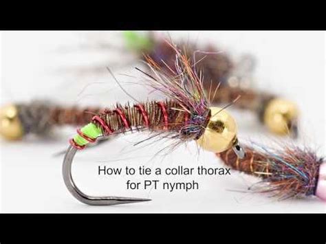 Tying A PT Variant With Collar Dubbing Thorax Fly Tying Fly Tying