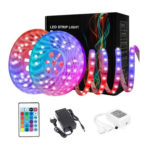 Fita Led Metros Rgb Bluetooth App Usb Luz E Controle Remoto