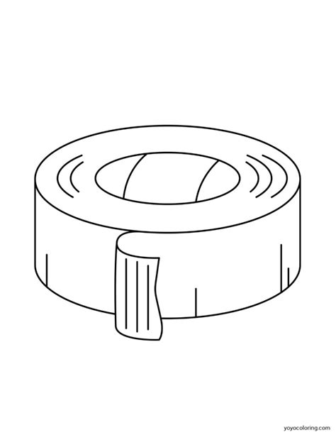 Dibujo Para Colorear Cinta Adhesiva Dibujos Para Imprimir Gratis My