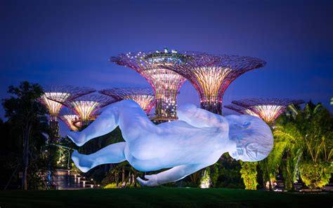 Marc Quinns Large Scale Infant Sculpture Unveiled In Singapore