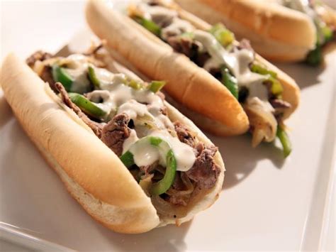 Philly Cheesesteaks Recipe | Sandra Lee | Food Network