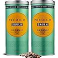 Café Saula grano Premium Ecológico 100 arábica Pack 2 botes de 500