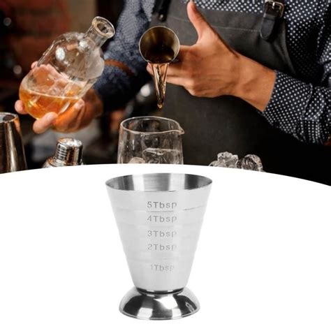 Jigger De Cocktail Tasse Mesurer En Acier Inoxydable Avec Balance