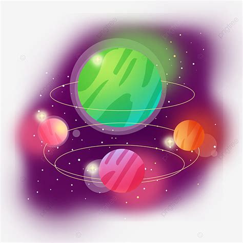 Flat Planet Hd Transparent Fantasy Planet Flat Wind Flat Flat Wind