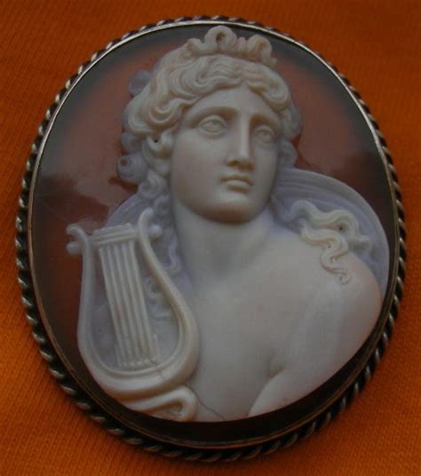 Antique Cameos Cameo Old Victorian Shell Coral And Hardstone