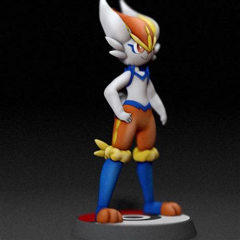 Archivo Stl Cinderace Pok Mon Figurine Fan Art Pok Mon Unitemodelo